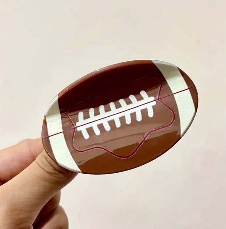 Football Hair Clip