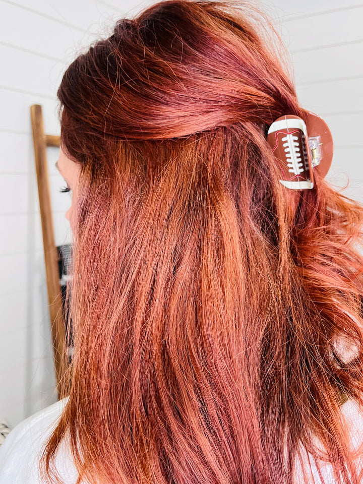 Football Hair Clip