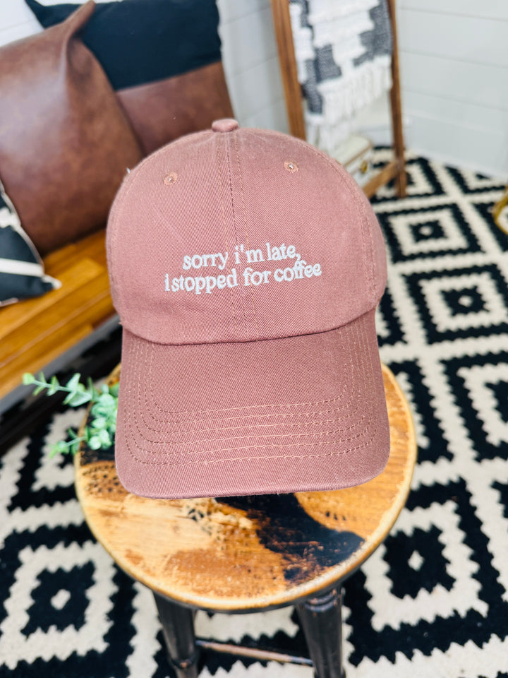 Sorry I’m Late Hat