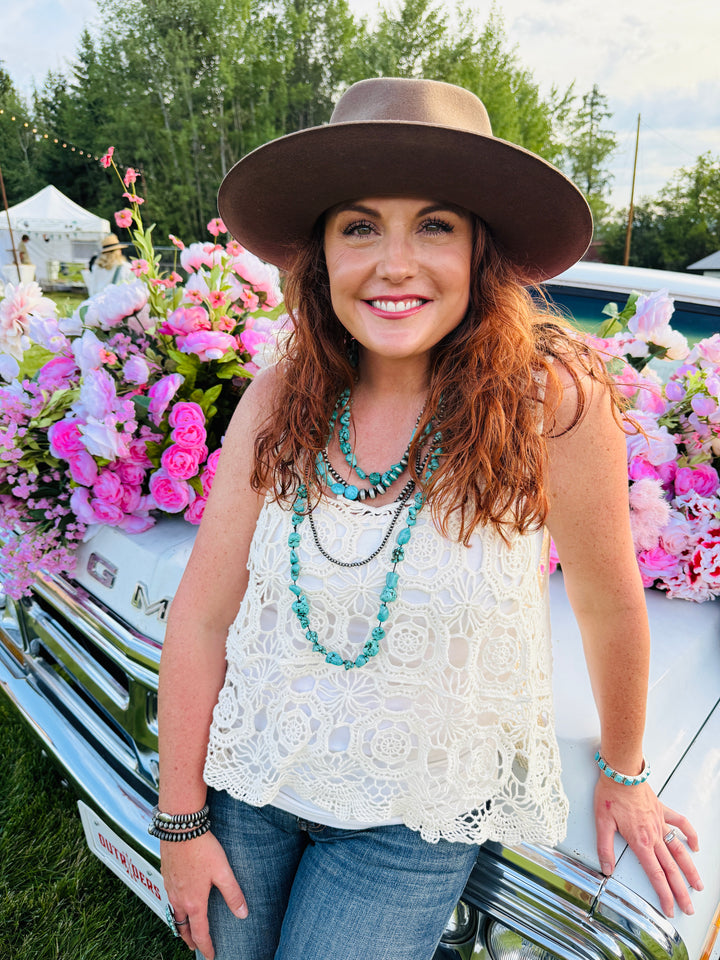 Palm Springs Crochet Tank : 3 Colors