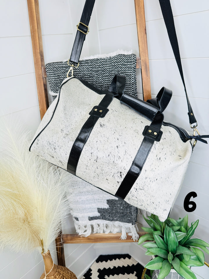 Love Lindsey Cowhide Weekender