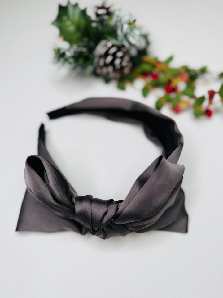 Days of Christmas Deal $5 Satin Bow Headband: 8 Colors