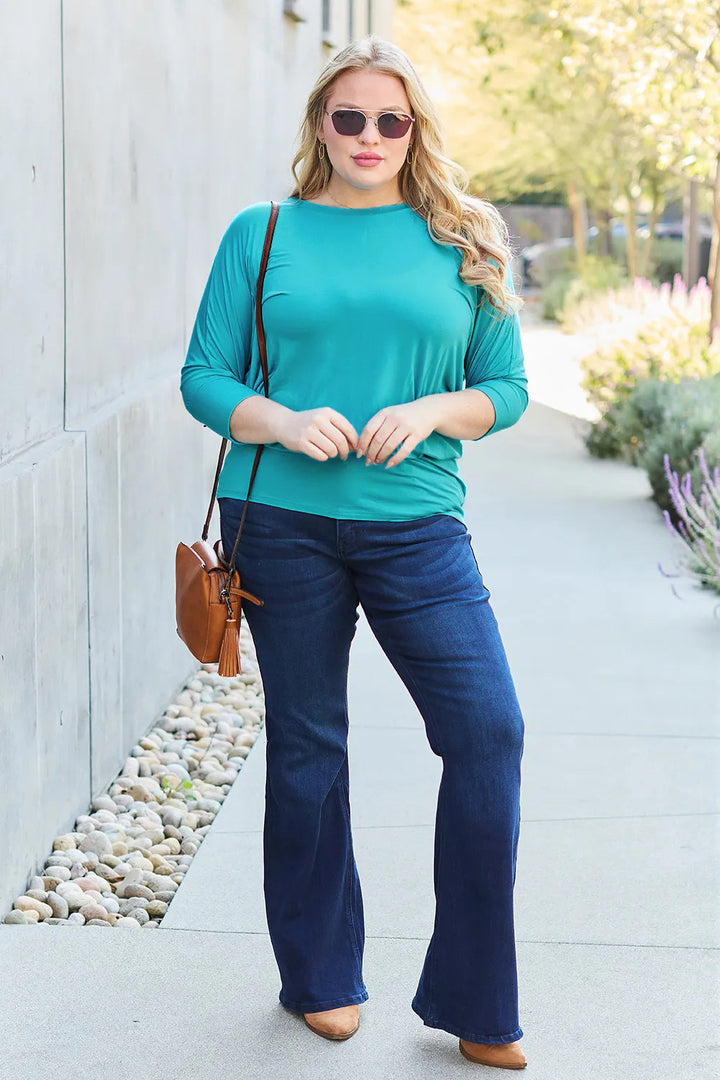 Timeless Turquoise Batwing Tee