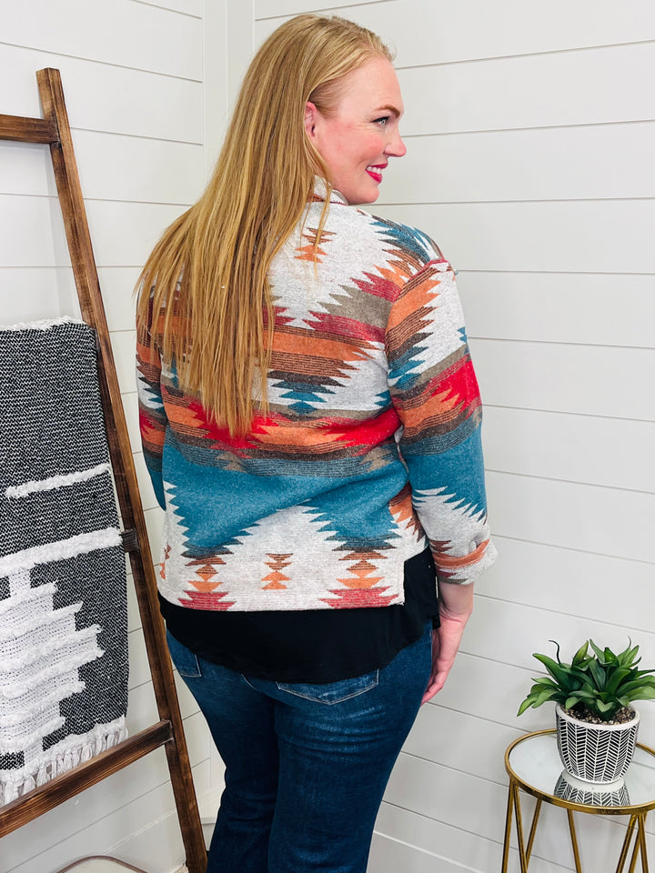 Aztec Cropped Jacket