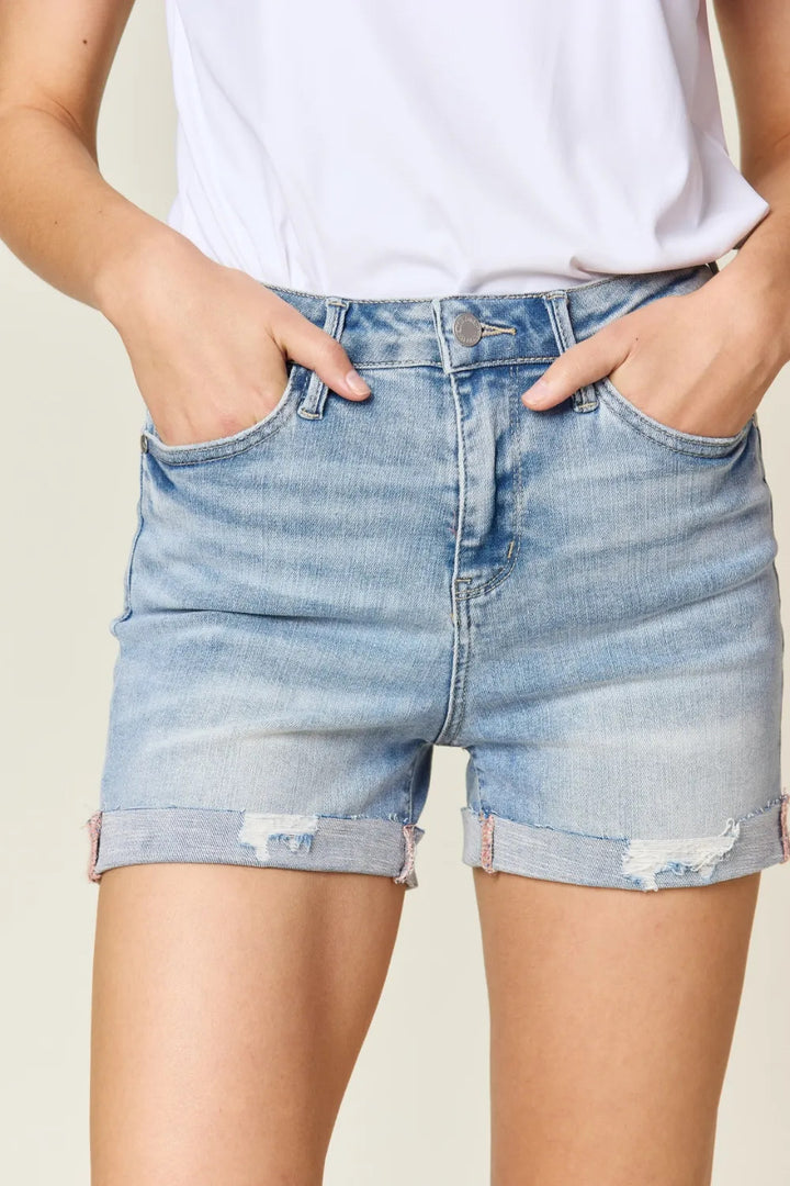 Judy Blue Rolled Cuff Shorts