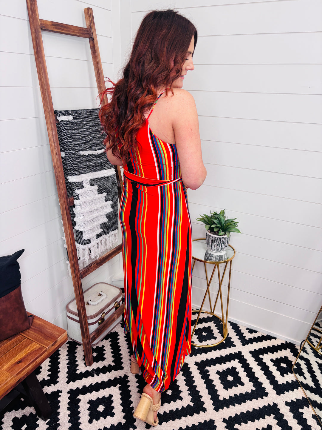Stripe Maxi Dress