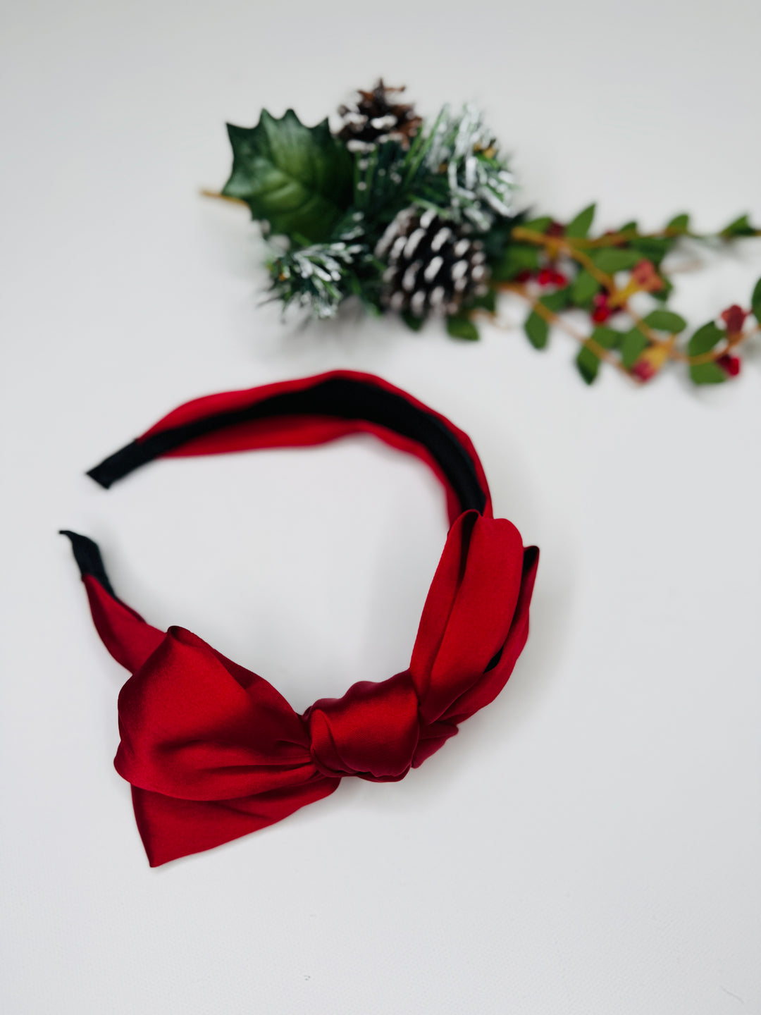 Days of Christmas Deal $5 Satin Bow Headband: 8 Colors