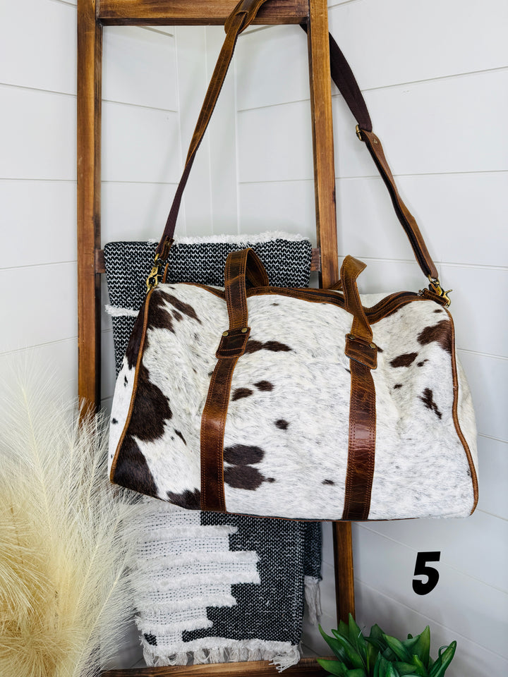 Love Lindsey Cowhide Weekender