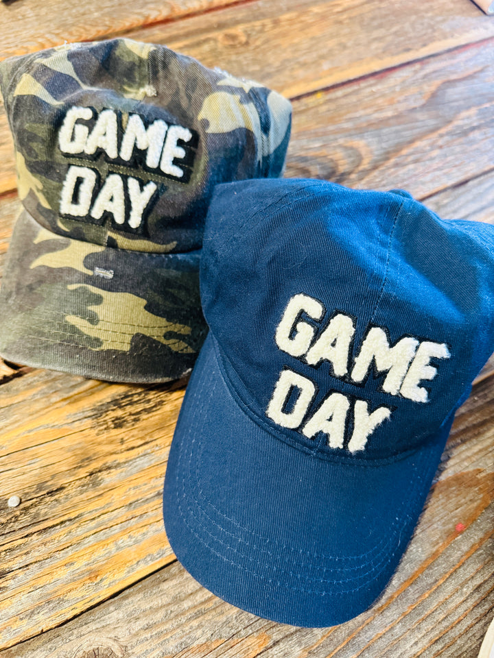 Game Day Sherpa Patch Hat: 2 Colors