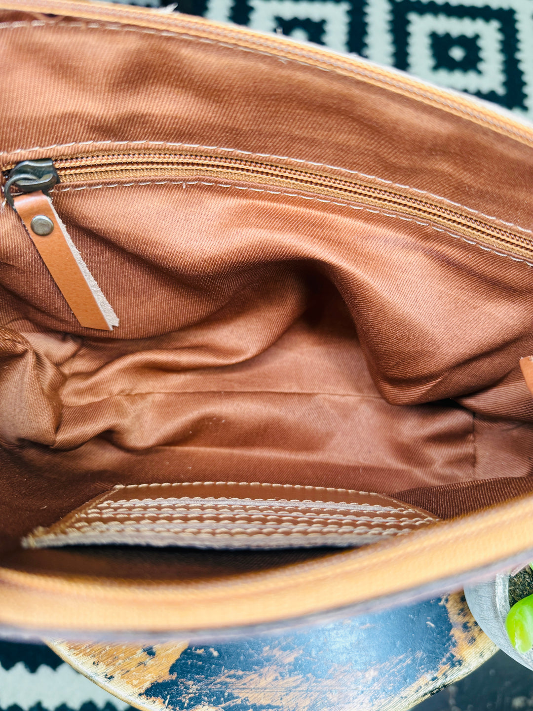 Carly Tooled Leather Clutch