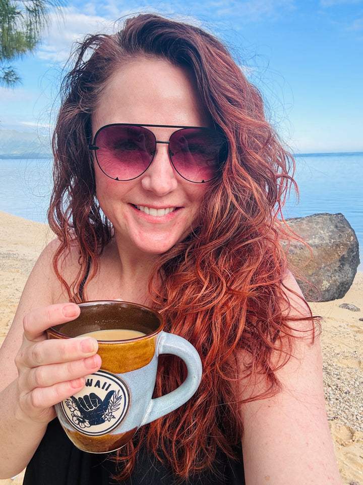 Rose Ombré Aviator Sunglasses