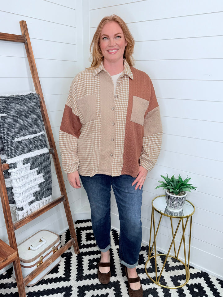 Mixed Texture Jacket