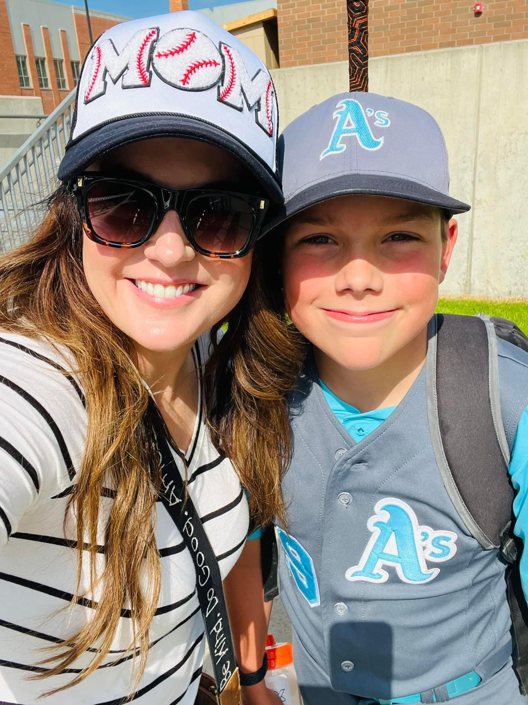 Mom Sherpa Patch Trucker Hat: Baseball & Softball