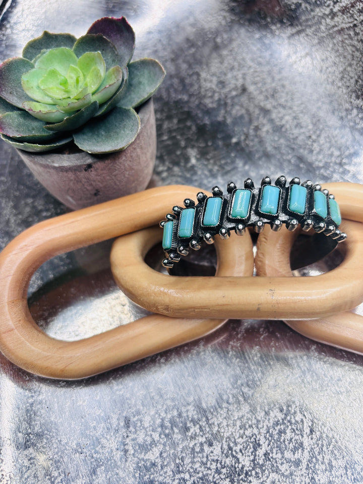 Silver and Turquoise Bracelet