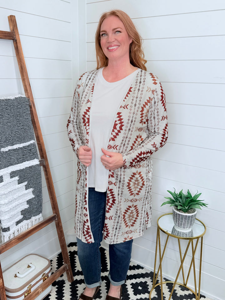 Light Aztec Cardigan