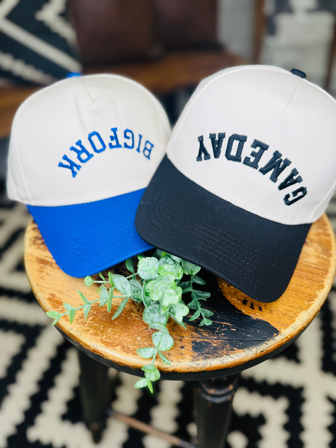Inverted Embroidered GameDay Hats: 2 Options