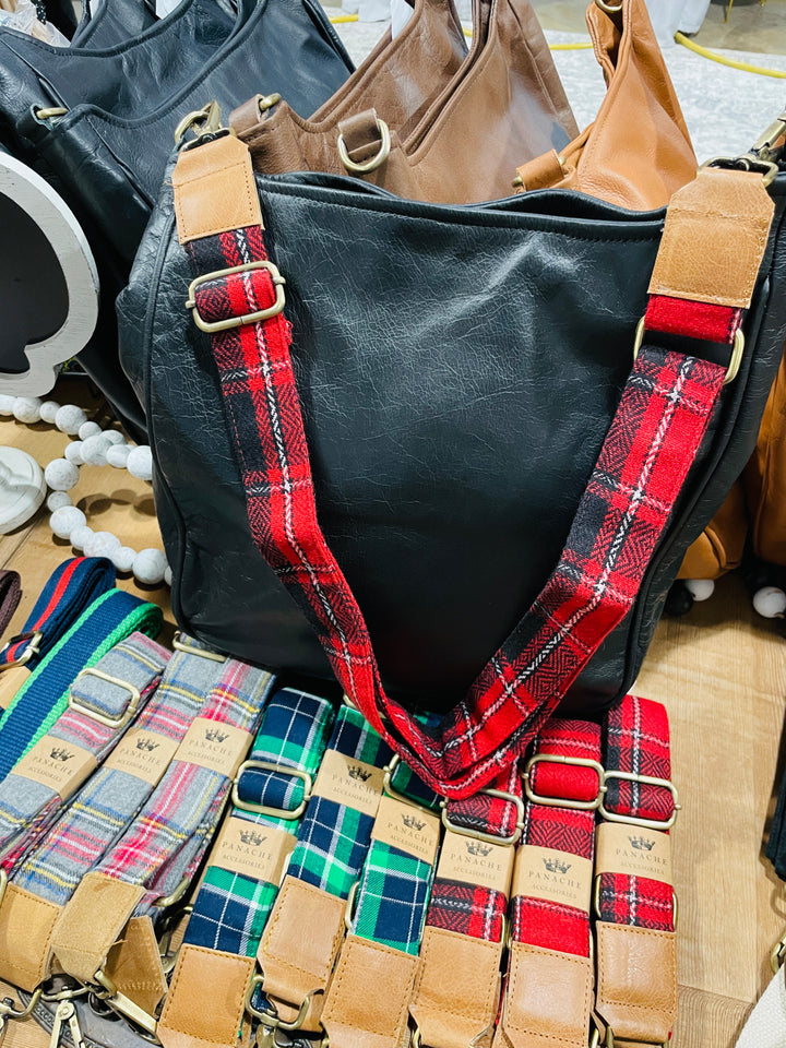 Leather Messenger Bag: 3 Colors