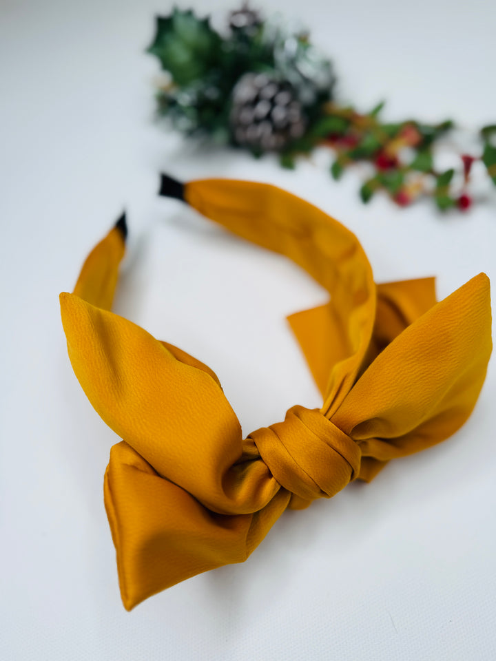 Days of Christmas Deal $5 Satin Bow Headband: 8 Colors