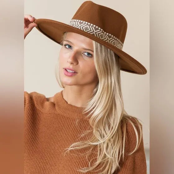 Dandy Panama Wide Brim Hat : 4 Colors