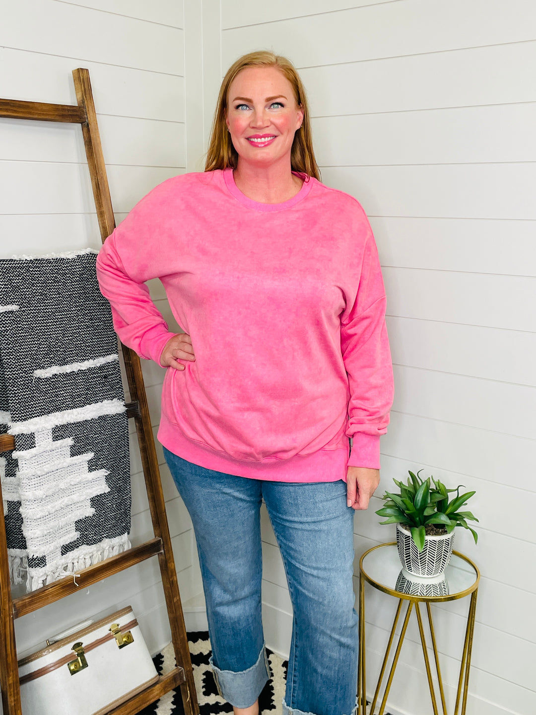 Love Lindsey: The Essential Boyfriend Tunic Sweatshirt,  4 Colors