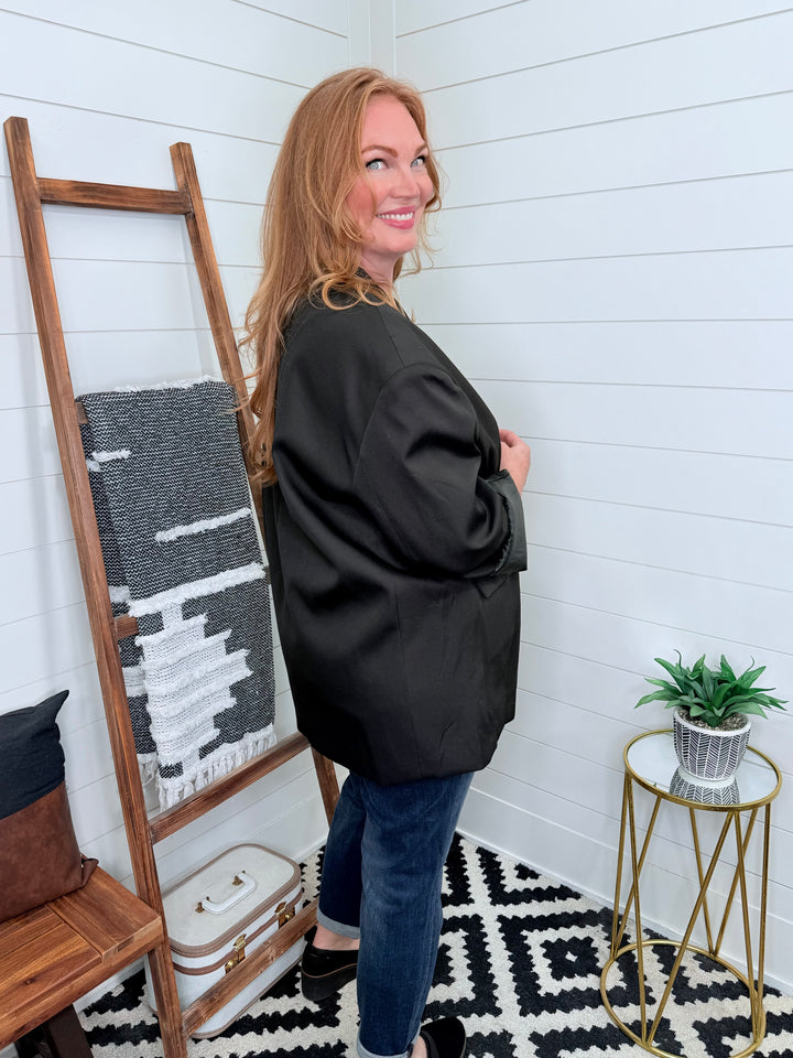 Boss Babe Double Breasted Oversized Blazer