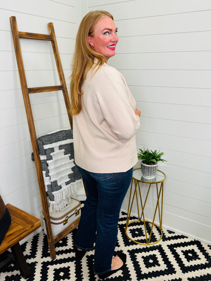 Stretch Sweater Blazer