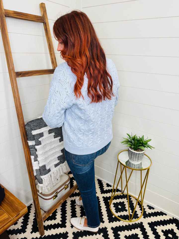 Baby Blue Lux Cardigan