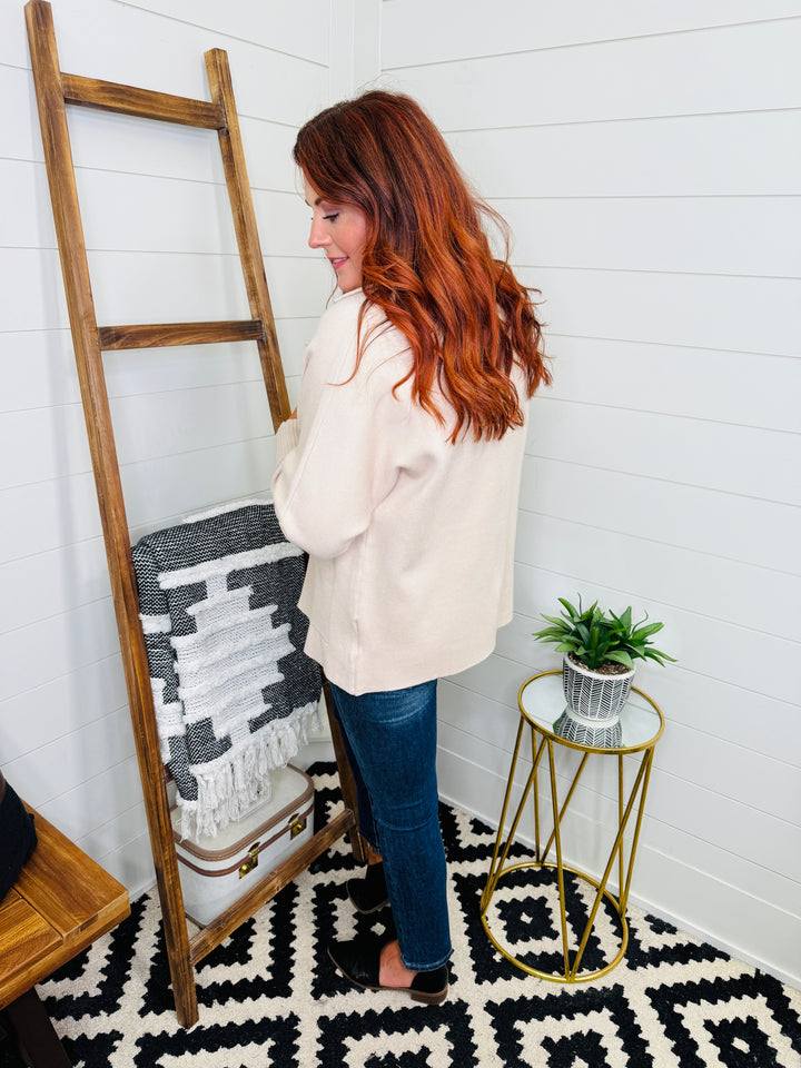 Stretch Sweater Blazer
