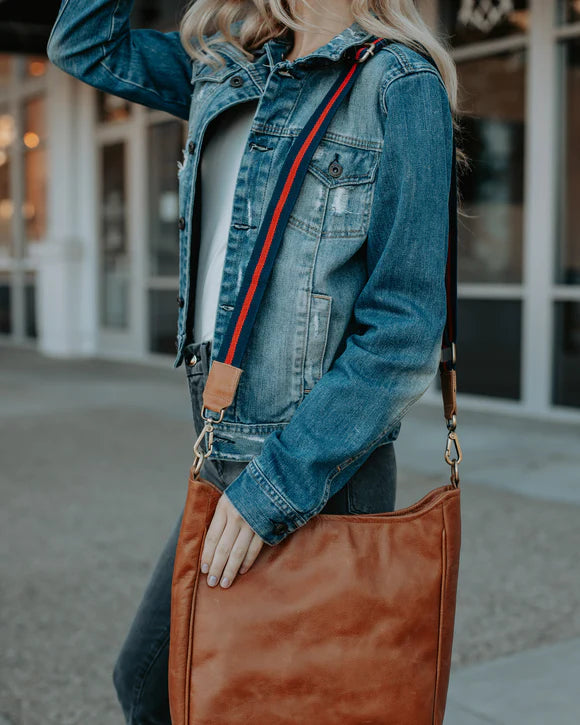 Leather Messenger Bag: 3 Colors
