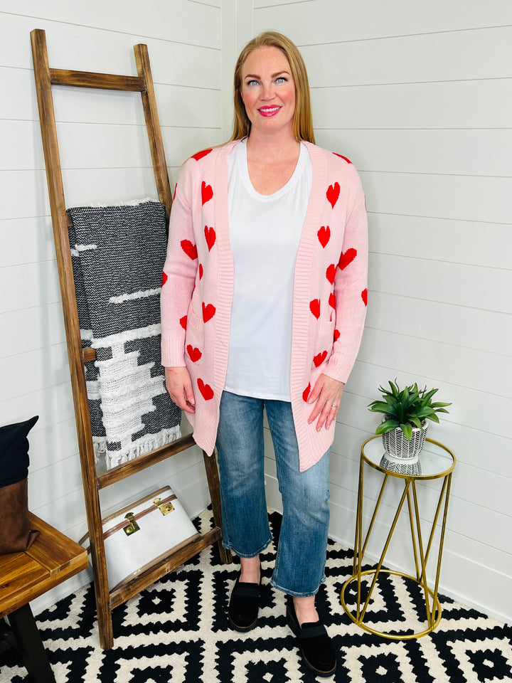 Heart On Your Sleeve Cardigan : 2 Color