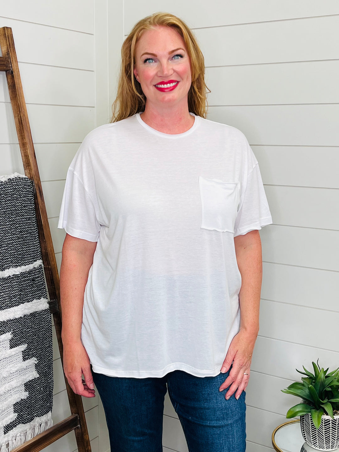 Tri Blend Raw Edge Boyfriend Tee: 2 Colors