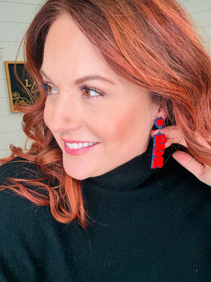 Game Day Acrylic Earring