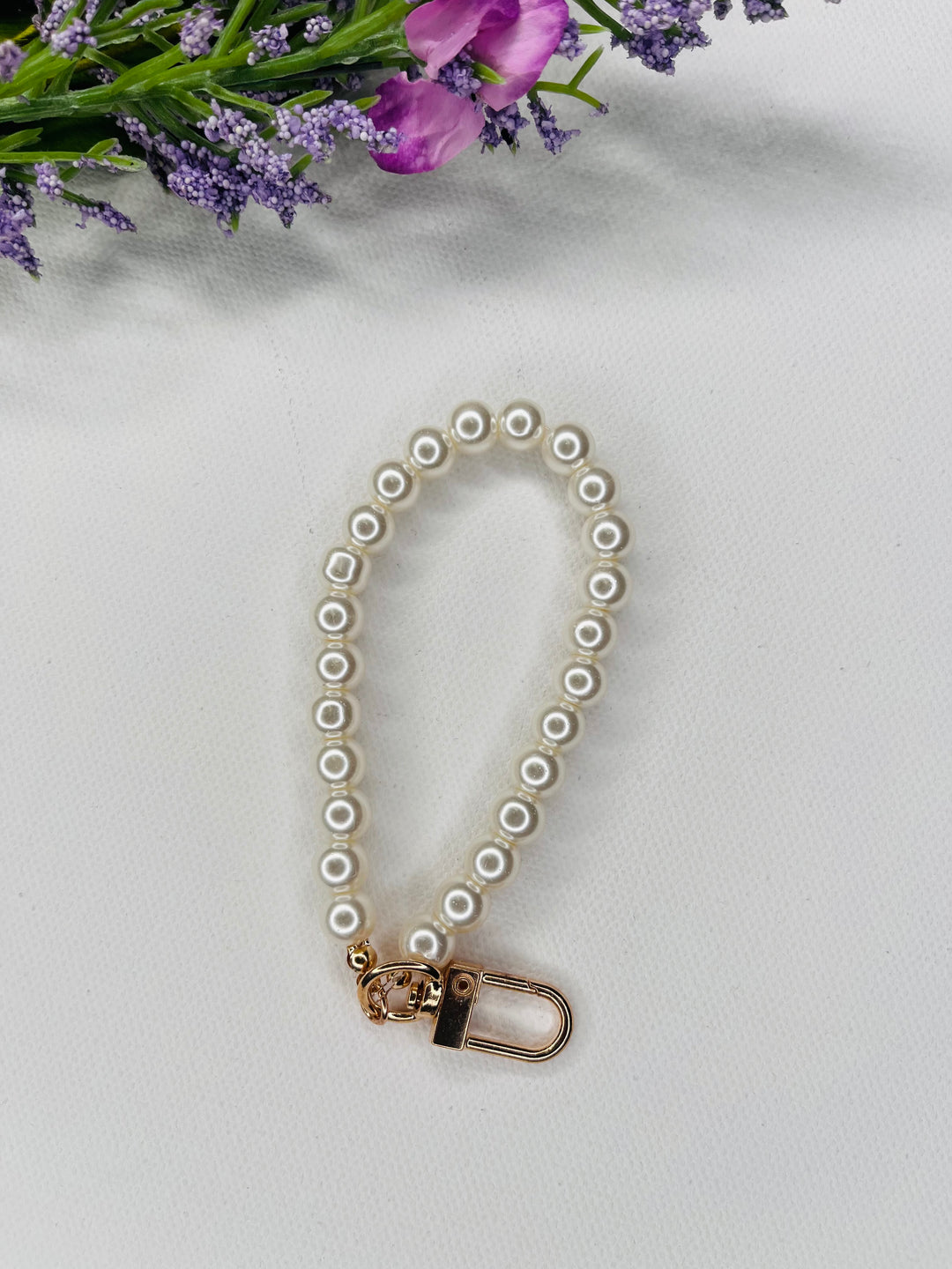 Pearl Bracelet Keychain