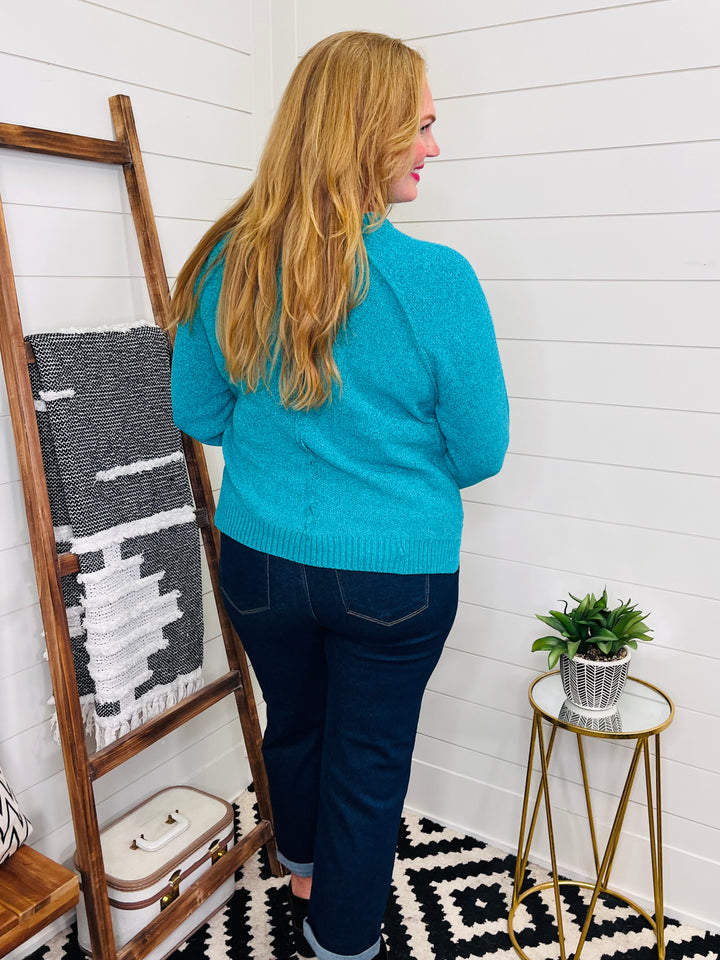 Cozy Chenille Exposed Seam Sweater : 2 Colors