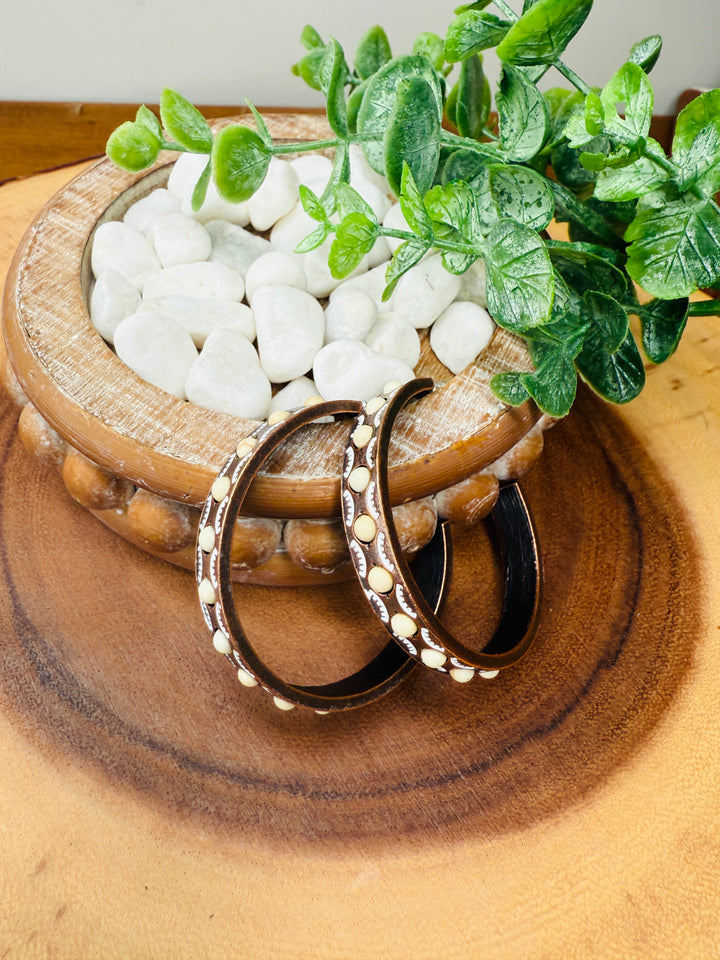 Copper Boho Hoop Earring