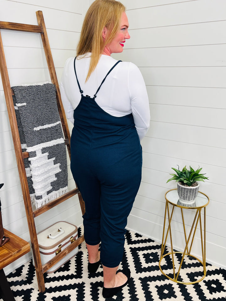 Love Lindsey Textured Jumpsuit : 2 Colors