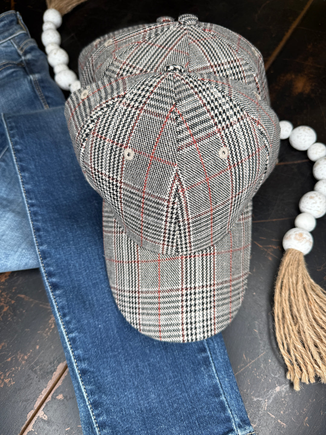 Plaid Baseball Cap
