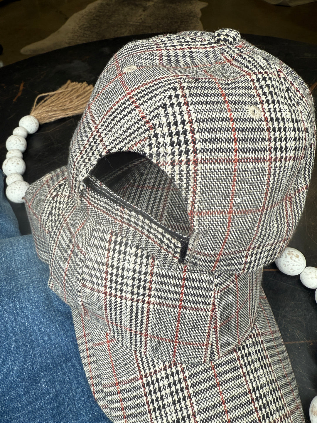 Plaid Baseball Cap