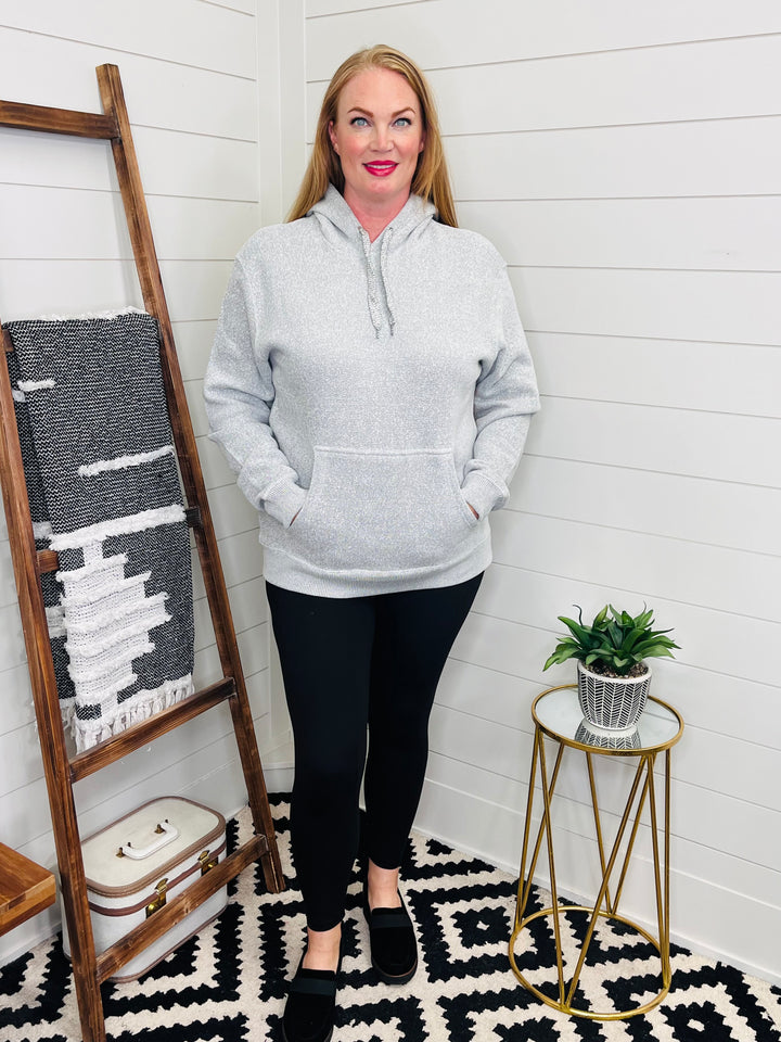 Nantucket Salt and Pepper Sweater Hoodie