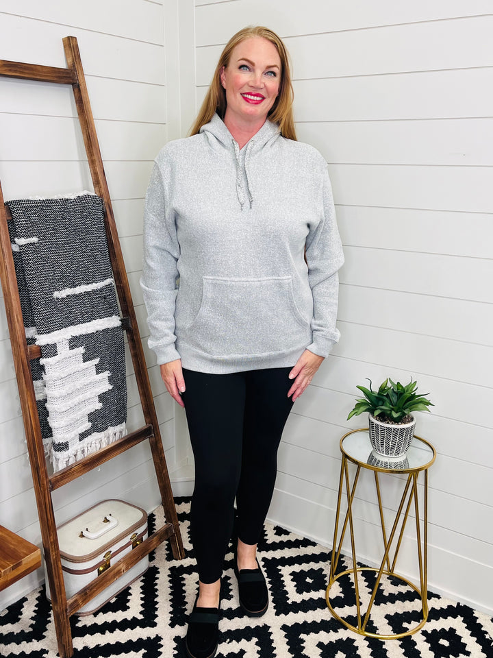 Nantucket Salt and Pepper Sweater Hoodie