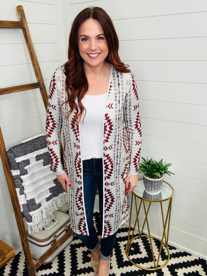 Light Aztec Cardigan