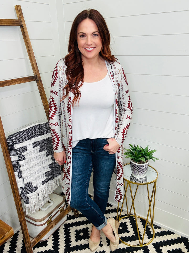 Light Aztec Cardigan