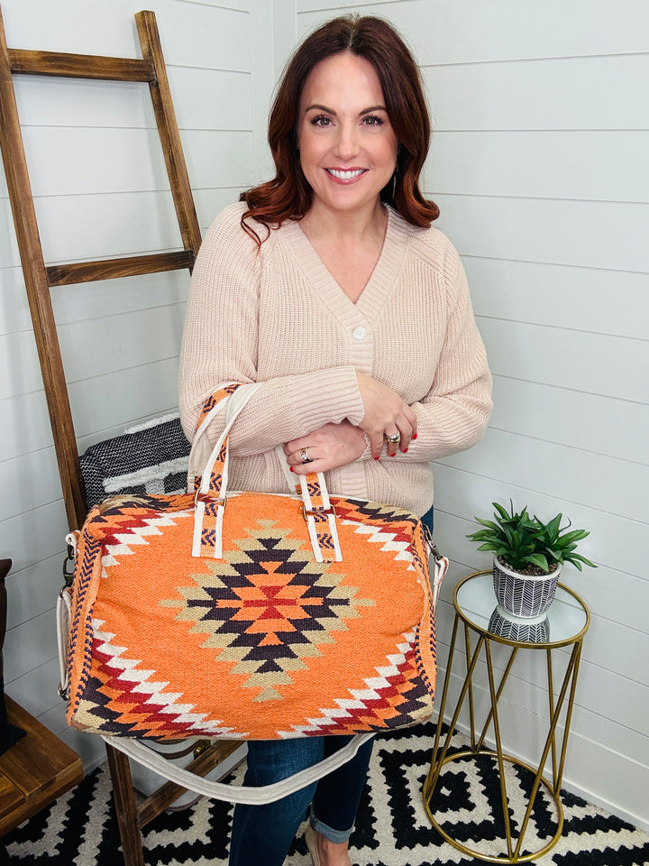 Santa Fe Woven Weekender