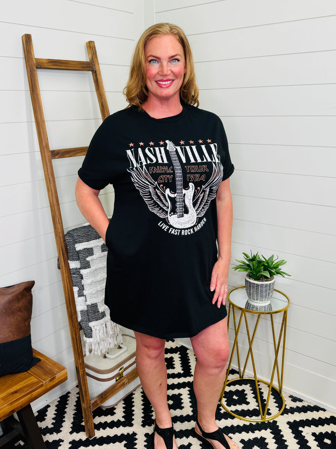 Nashville Shirt Dress with Pockets