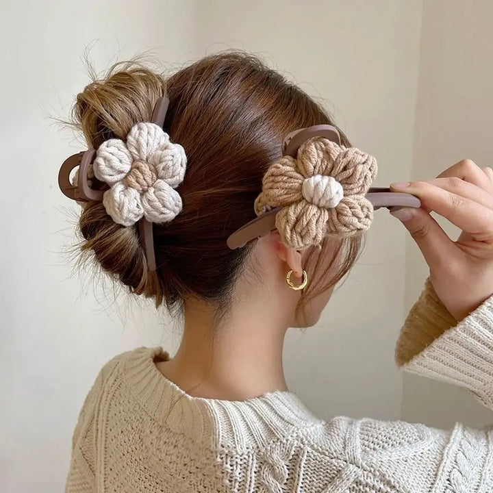 In Bloom Boho Crochet Clip Set