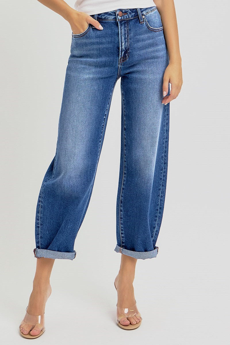 Risen Blakely Barrel Jean