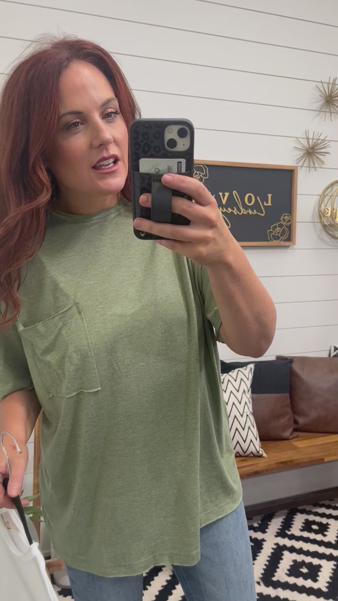 Tri Blend Raw Edge Boyfriend Tee: 2 Colors