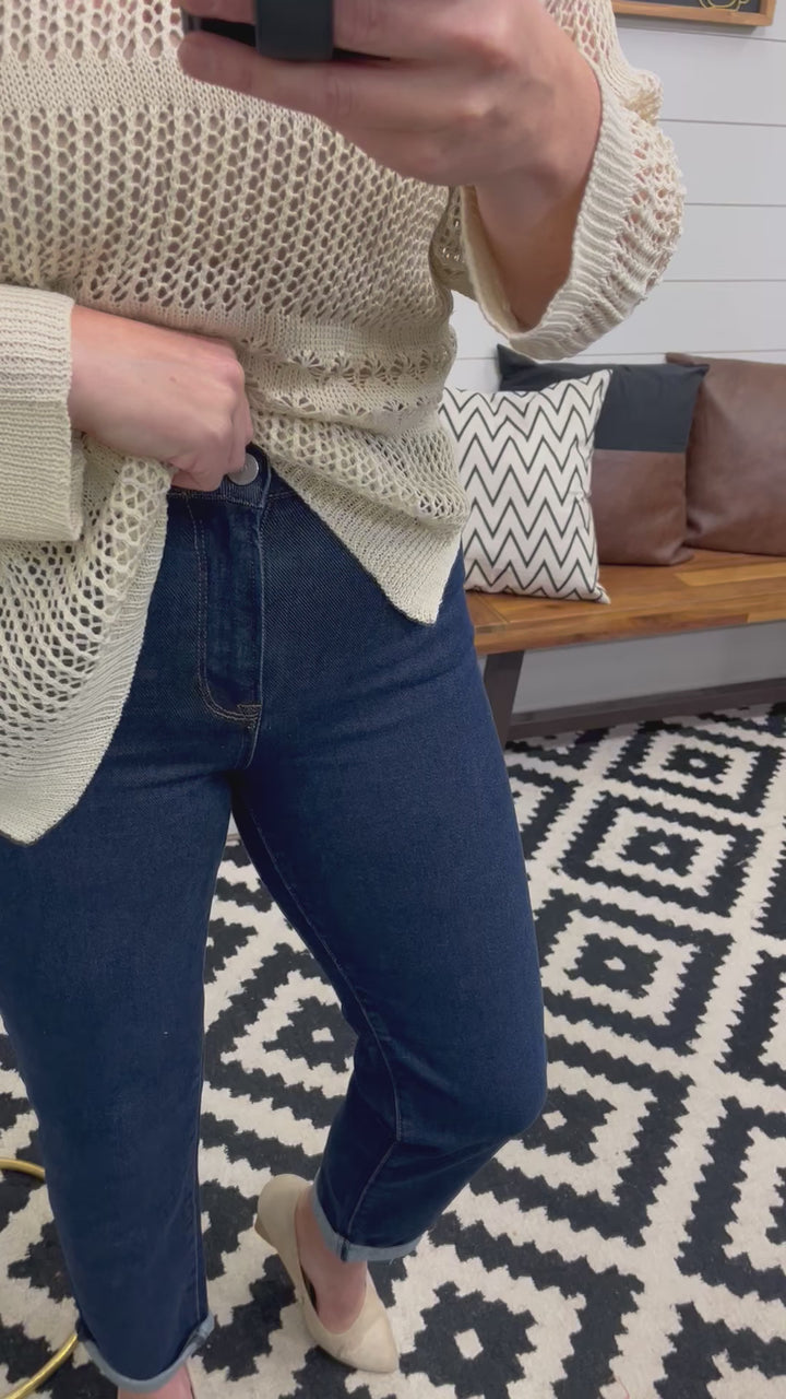 Risen Remi Mid Rise Boyfriend Jeans