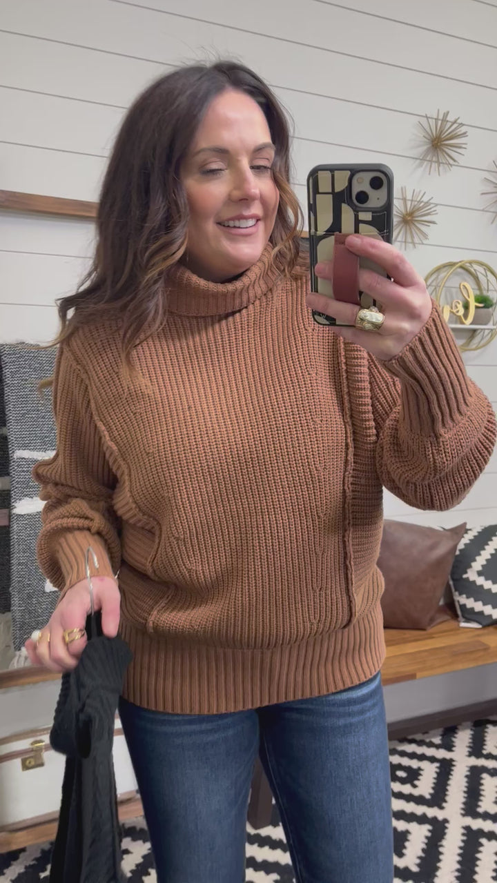 Trudy Turtleneck Sweater : 2 Colors