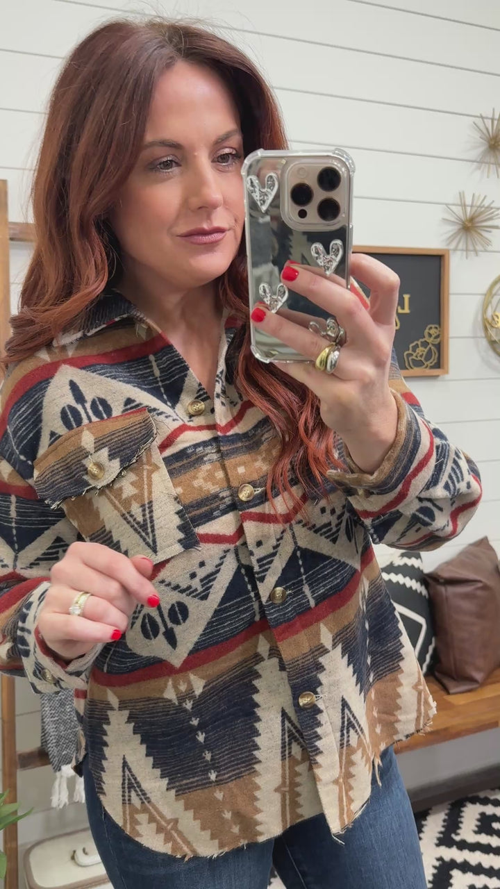 Montana Aztec Shacket